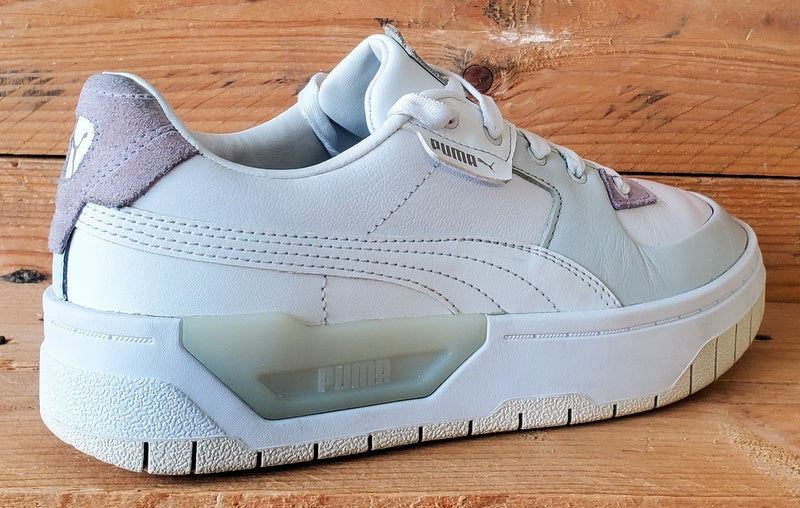 Puma Cali Dream Low Leather Trainers UK4.5/US7/EU37.5 383112-02 Cloud White
