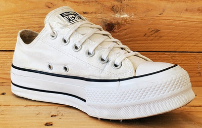 Converse Chuck Taylor Lift Low Canvas Trainers UK4.5/US6.5/EU37 560251C White