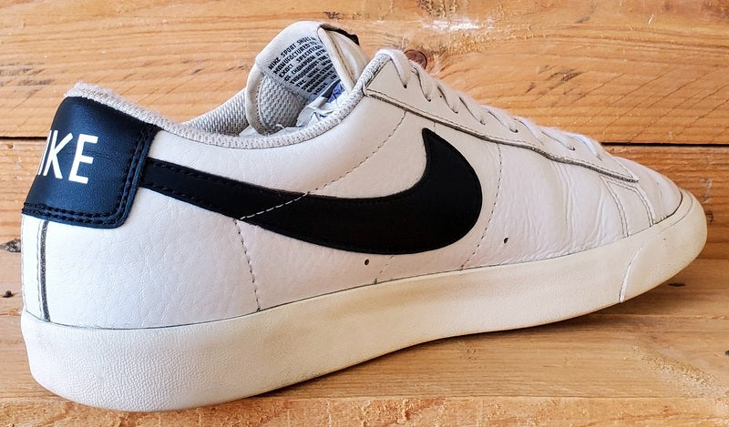 Nike Blazer Low Leather Trainers UK8/US9/EU42.5 CT6377-101 White/Black