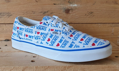 Vans Old Skool Low Canvas Trainers 721356 White/Blue/Red/Gumsole UK5/US7.5/EU38