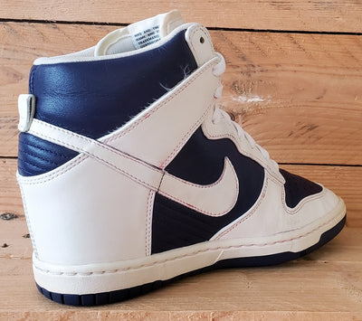 Nike Dunk Sky Hi Leather Trainers UK6/US8.5/EU40 528899-500 White/Purple