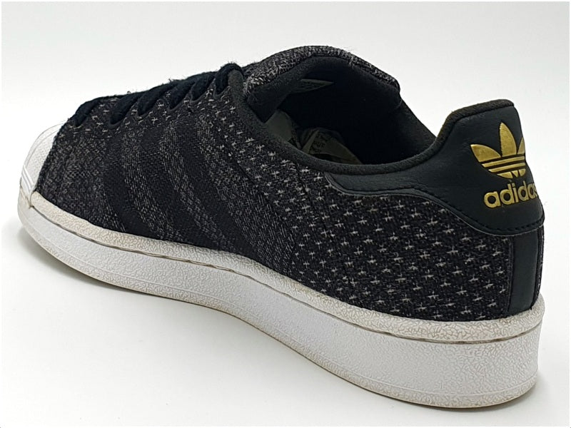 Adidas Superstar Low Primeknit Trainers BA9635 Black/White UK4/US4.5/EU36.5
