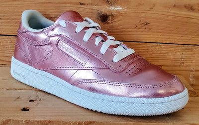 Reebok Club C 85 Low Leather Trainers UK6/US8.5/EU39 CN0512 Pink Shine/White
