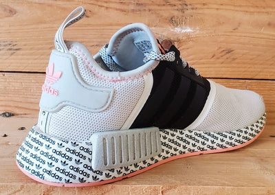Adidas NMD R1 Low Textile Trainers UK5/US5.5/EU38 FV6991 White/Pink