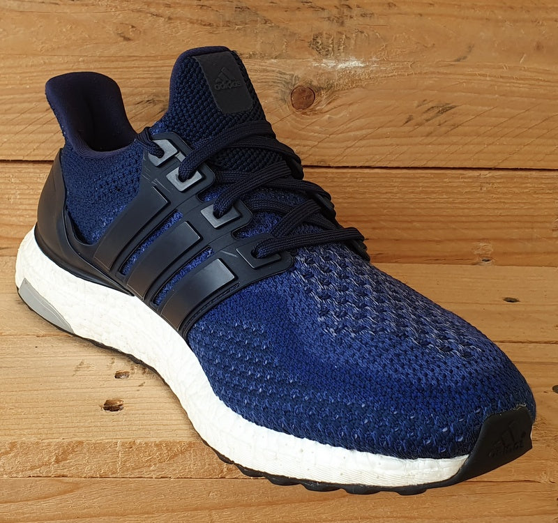 Adidas Ultra Boost 2.0 Primeknit Trainers UK7.5/US8/EU41 AQ5928 Collegiate Navy