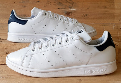 Adidas Stan Smith Low Leather Trainers UK8/US8.5/EU42 M20325 Core White/New Navy