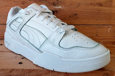 Puma Slipstream Low Leather Trainers UK9/US10/EU43 387544-02 Triple White