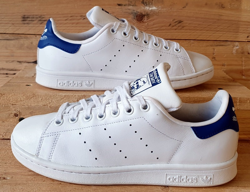 Adidas Stan Smith Low Leather Trainers UK4/US4.5/EU36.5 S74778 White/Blue