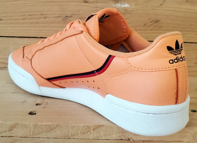Adidas Continental 80 Low Leather Trainers UK7.5/US8/EU41 CG7124 Easy Orange