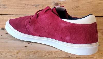 Adidas Originals Low Suede Trainers UK10/US10.5/EU44.5 G63969 Red/White