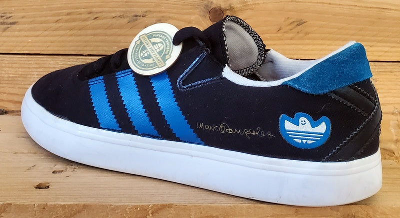 Adidas Gonz Pro Low Canvas Trainers UK9/US9.5/EU43 G98162 Black/Blue