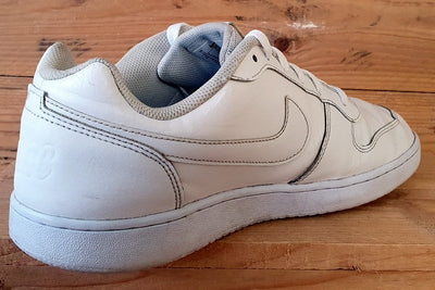 Nike Ebernon Low Leather Trainers UK10/US11/EU45 AQ1775-100 Triple White