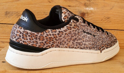 Reebok Classic AD Court Low Suede Trainers UK6/US8.5/EU39 FY7345 Leopard