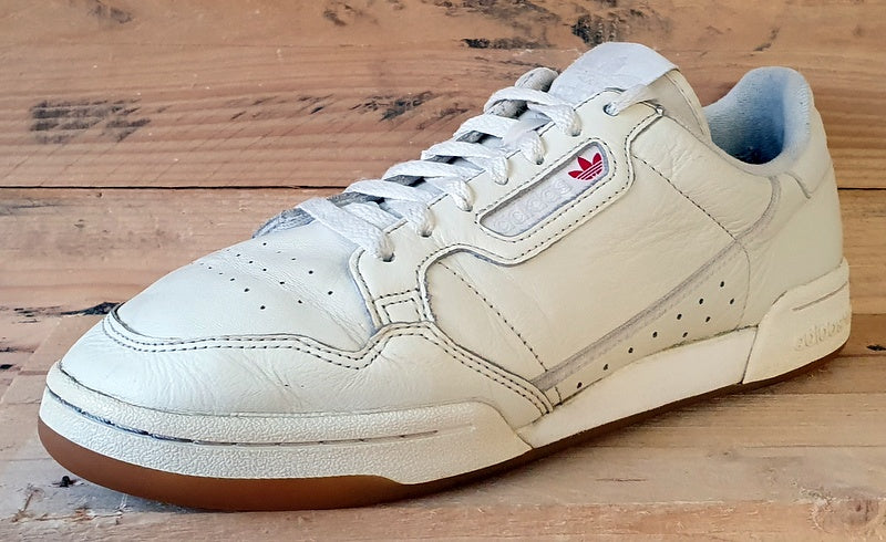 Adidas Continental 80 Leather Trainers UK10/US10.5/EU44.5 BD7975 Off White Gum
