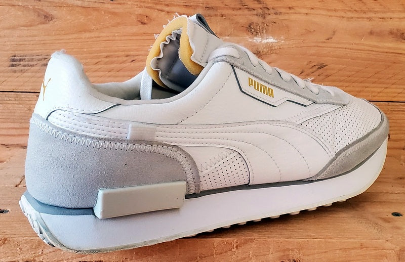 Puma Future Rider Low Leather Trainers UK10.5/US11.5/EU45 383923-01 White