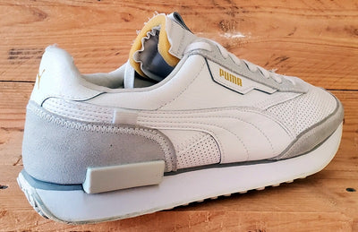 Puma Future Rider Low Leather Trainers UK10.5/US11.5/EU45 383923-01 White