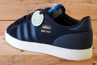 Adidas Basket Profi Low Suede Trainers UK9/US9.5/EU43 G95487 Black/White