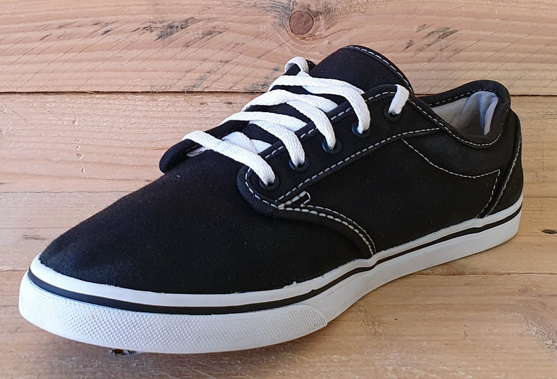 Vans Off The Wall Low Canvas Trainers UK4.5/US7/EU37 TC9R Black/White