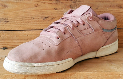 Reebok Club Workout Low Suede Trainers UK10/US11/EU44.5 BS9850 Chalk Pink