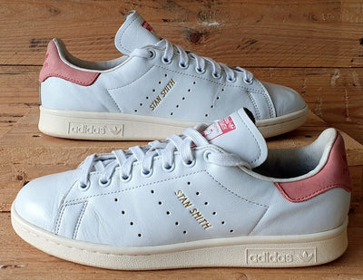 Adidas Originals Stan Smith Leather Trainers UK7/US7.5/EU40.5 S80024 White/Pink