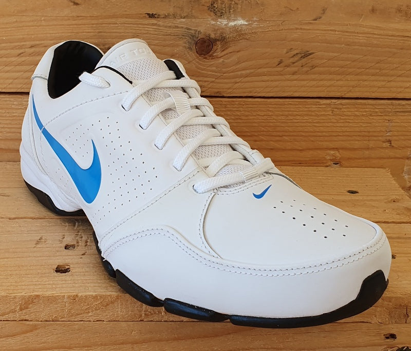 Nike Air Toukol 3 Low Leather Trainers UK8/US9/EU42.5 525726-104 White/Blue