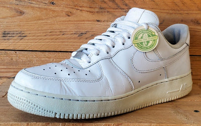 Nike Air Force 1 Low Leather Trainers UK8/US9/EU42.5 315122-111 Triple White