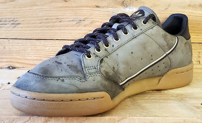 Adidas Continental 80 Low Suede Trainers UK10/US10.5/EU44.5 EG3099 Trace Cargo