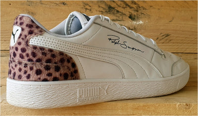 Puma Ralph Sampson Leather Trainers UK12/US13/EU47 375229-01 White/Animal Print