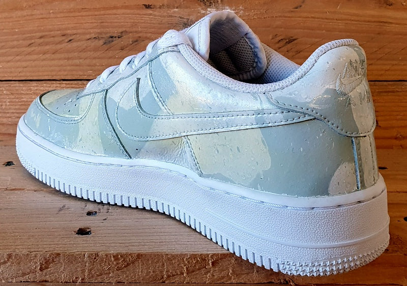 Nike Air Force 1 GS Low Leather Trainers UK6/US7Y/EU40 314192-117 Marble Green