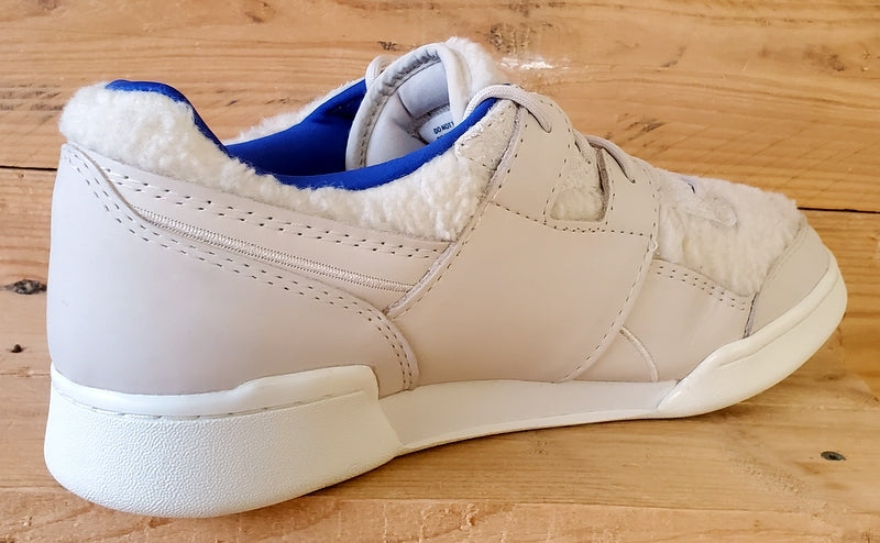 Reebok Workout Plus Stucco Suede/Wool Trainers UK9.5/US10.5/EU44.5 GX5423 Beige