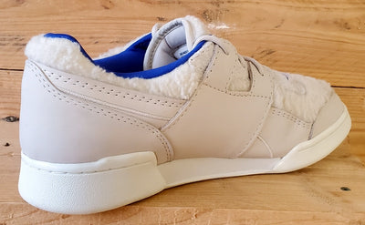 Reebok Workout Plus Stucco Suede/Wool Trainers UK9.5/US10.5/EU44.5 GX5423 Beige