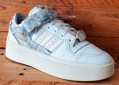 Adidas Forum Bonega Low Leather Trainers UK7.5/US9/EU41 GY1541 White/Marbled