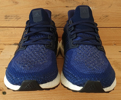 Adidas Ultra Boost 2.0 Primeknit Trainers UK7.5/US8/EU41 AQ5928 Collegiate Navy