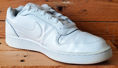 Nike Ebernon Low Leather Trainers UK8.5/US9.5/EU43 AQ1775-100 Triple White