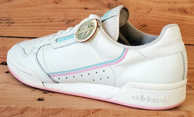 Adidas Continental 80 Low Leather Trainers UK10/US10.5/EU44.5 BD7645 Off White