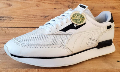 Puma Future Rider Contrast Low Leather Trainers UK8/US9/EU42 374763-01 White
