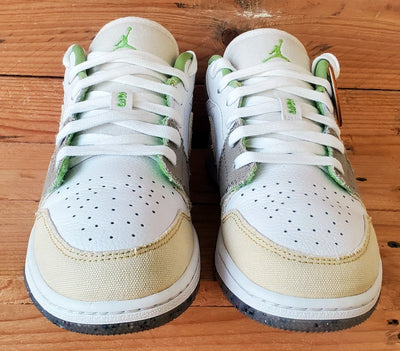 Nike Air Jordan 1 Low Leather Trainers UK4/US4.5Y/EU36.5 DJ0341-100 Pastel Grind