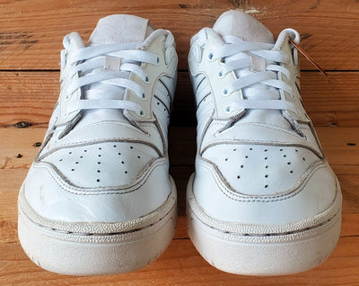 Adidas Rivalry Low Leather Trainers UK6/US6.5/EU39 EF8729 Triple White