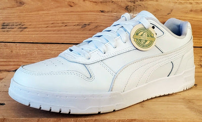 Puma RBD Game Low Leather Trainers UK9/US10/EU43 386373-02 Triple White