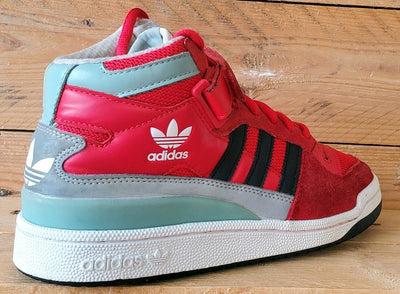 Adidas Forum Mid Suede/Textile Trainers UK6/US6.5/EU39 B35280 Red/White