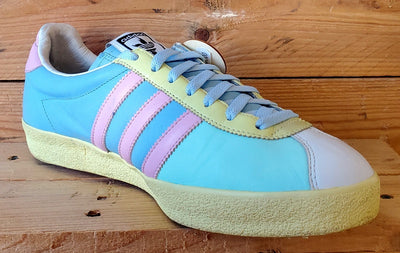 Adidas Gazelle Easter Low Leather Trainers UK10/US10.5/EU44.5 015572 Blue/Pink