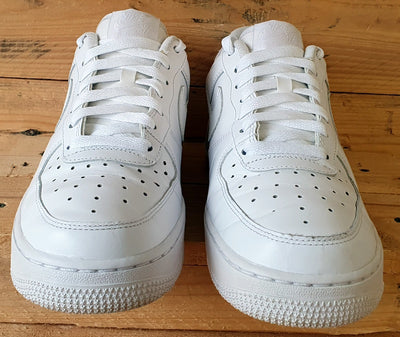 Nike Air Force 1 Low 07' Leather Trainers UK6/US7/EU40 315122-111 Triple White
