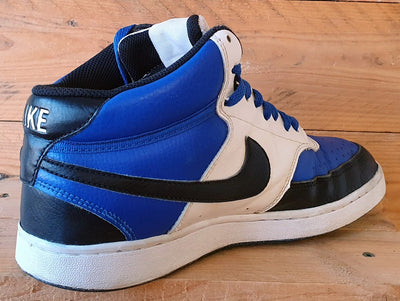 Nike Court Vision Mid Leather Trainers UK8/US9/EU42.5 DM1186-400 Game Royal