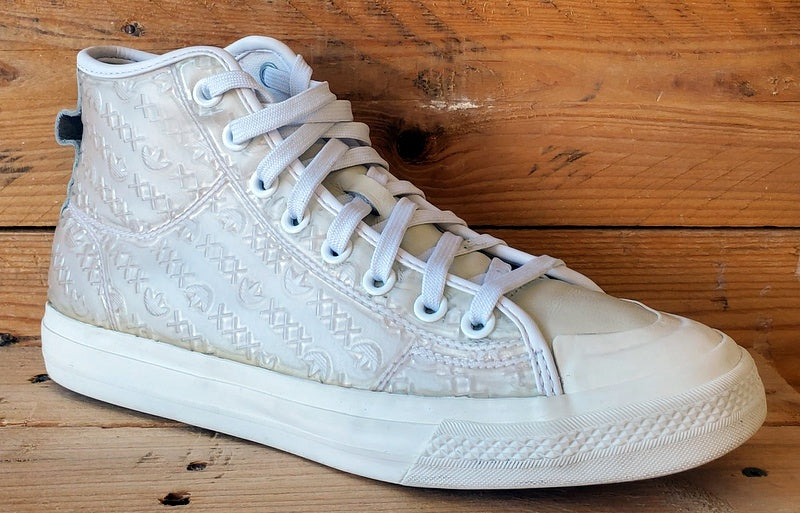 Adidas Nizza Parley RF 420 Mid Trainers UK8.5/US9/EU42.5 FX2418 White/Clear 