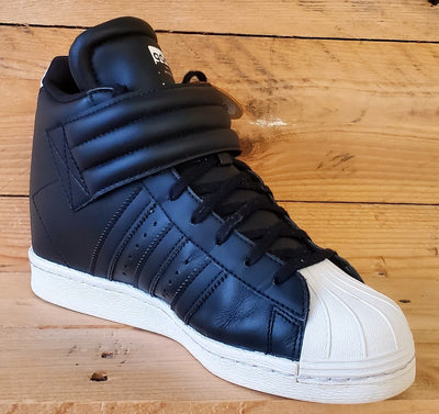 Adidas Superstar Up Mid Leather Trainers UK6/US7.5/EU39 S81350 Black/White