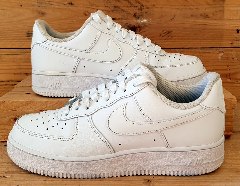 Nike Air Force 1 Low Leather Trainers UK7/US8/EU41 CW2288-111 Triple White