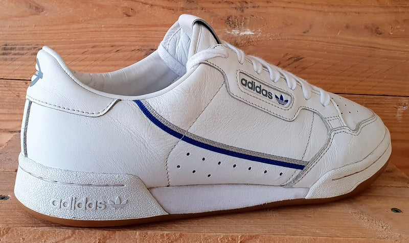 Adidas Continental 80 TFL Low Leather Trainers UK10.5/US11/EU45 EE9548 White Gum