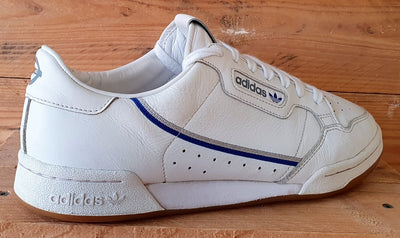 Adidas Continental 80 TFL Low Leather Trainers UK10.5/US11/EU45 EE9548 White Gum