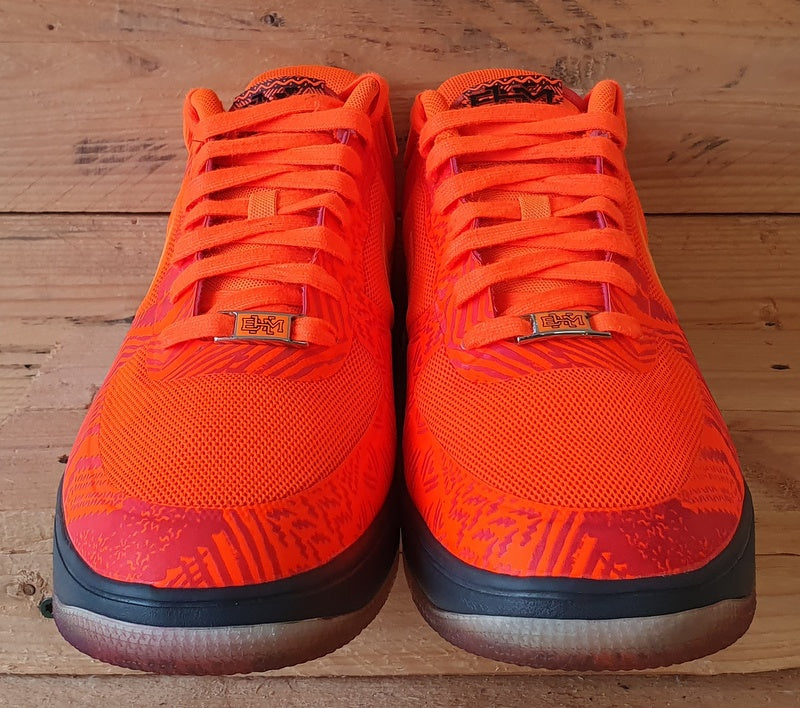 Nike Lunar Force 1 Fuse BHM Low Textile Trainers UK9/US10/EU44 585714-800 Orange