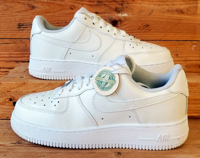 Nike Air Force 1 Low Leather Trainers UK4/US6.5/EU37.5 DD8959-100 Triple White